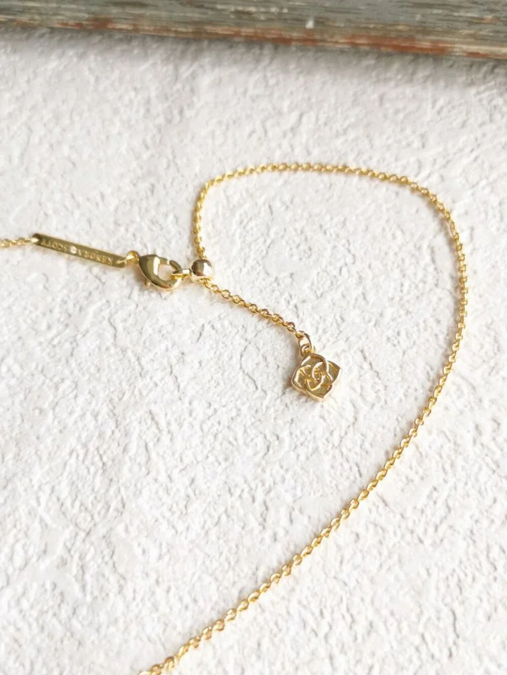 Kendra Scott ❤️ Sierra Star Gold Crystal Strand Necklace - Picture 4 of 4